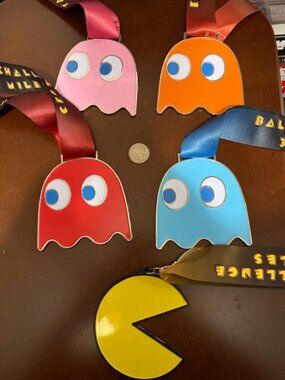 Yes.Fit PAC MAN Races Challenge Medal Set